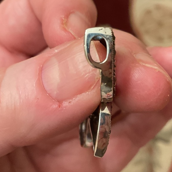 STERLING SILVER 925 MARCASITE PENDANT - Picture 4 of 9